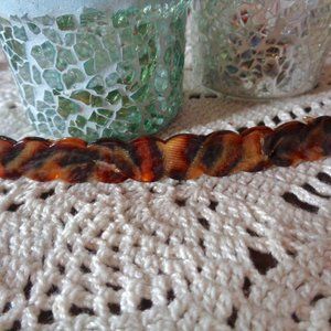 France Luxe Wavy Hairclip Barrette Long Skinny Tortoise Shell Barrette Classic